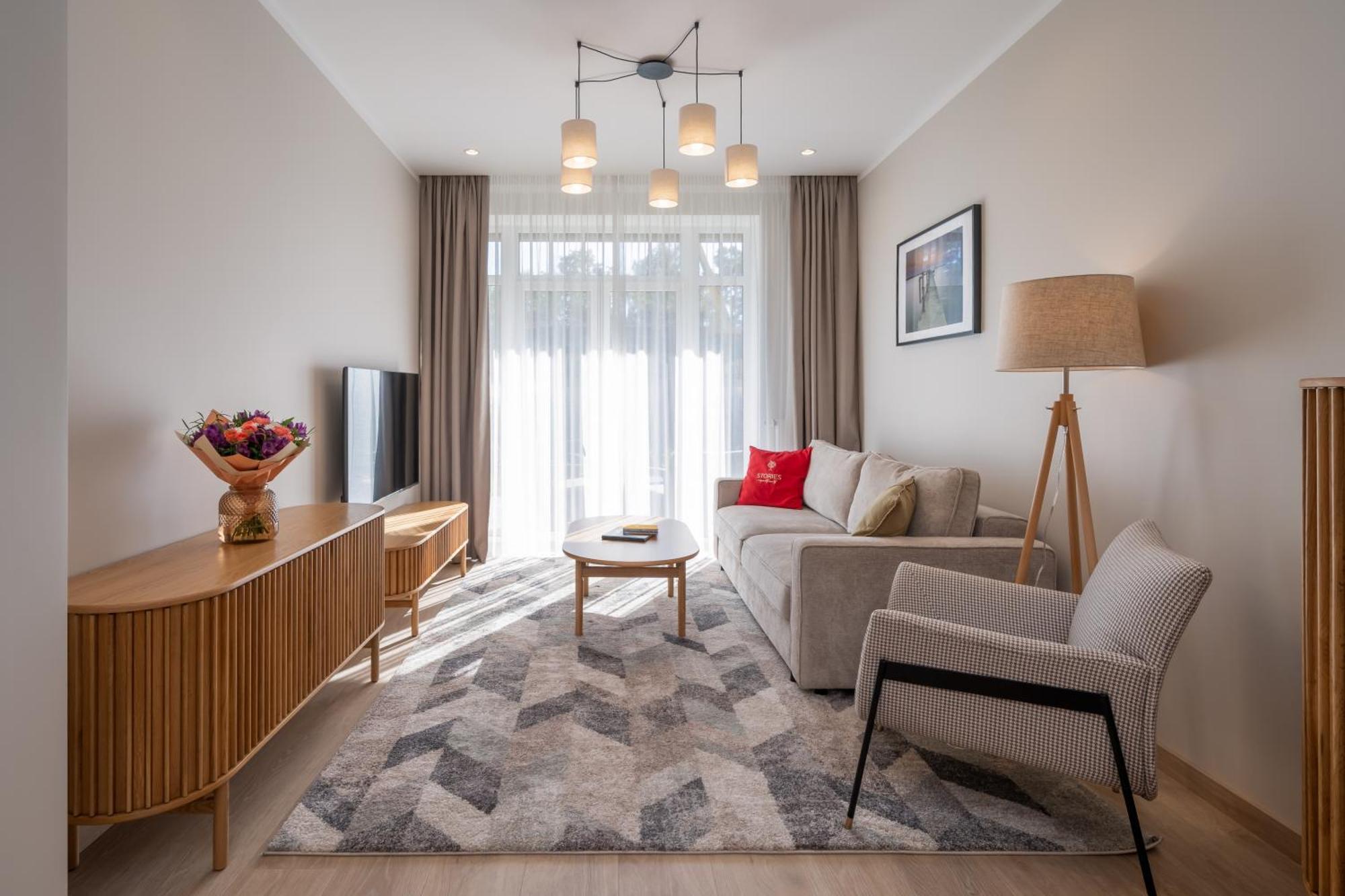 Stories Design Aparthotel Jūrkalne Стая снимка