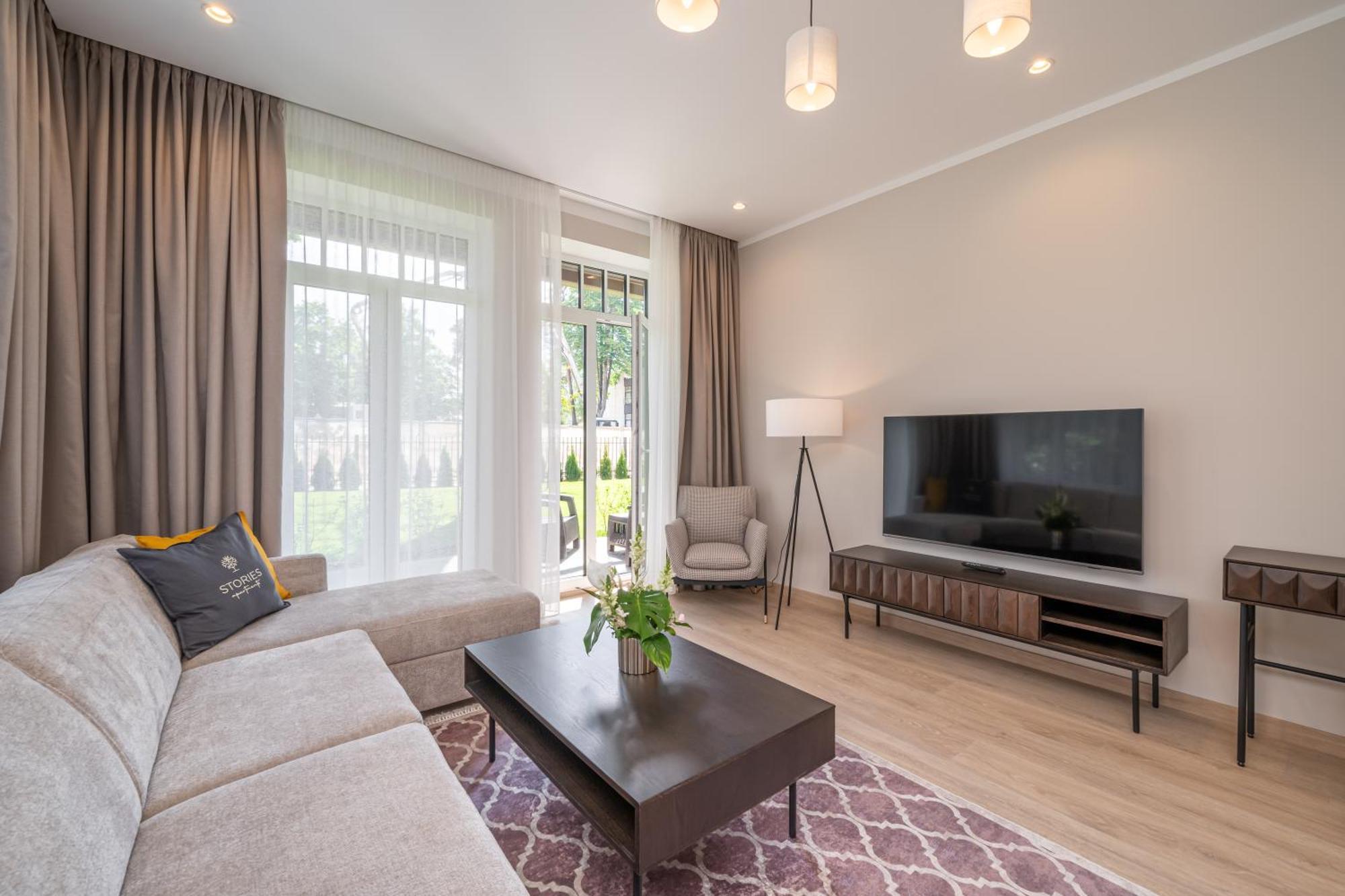 Stories Design Aparthotel Jūrkalne Стая снимка